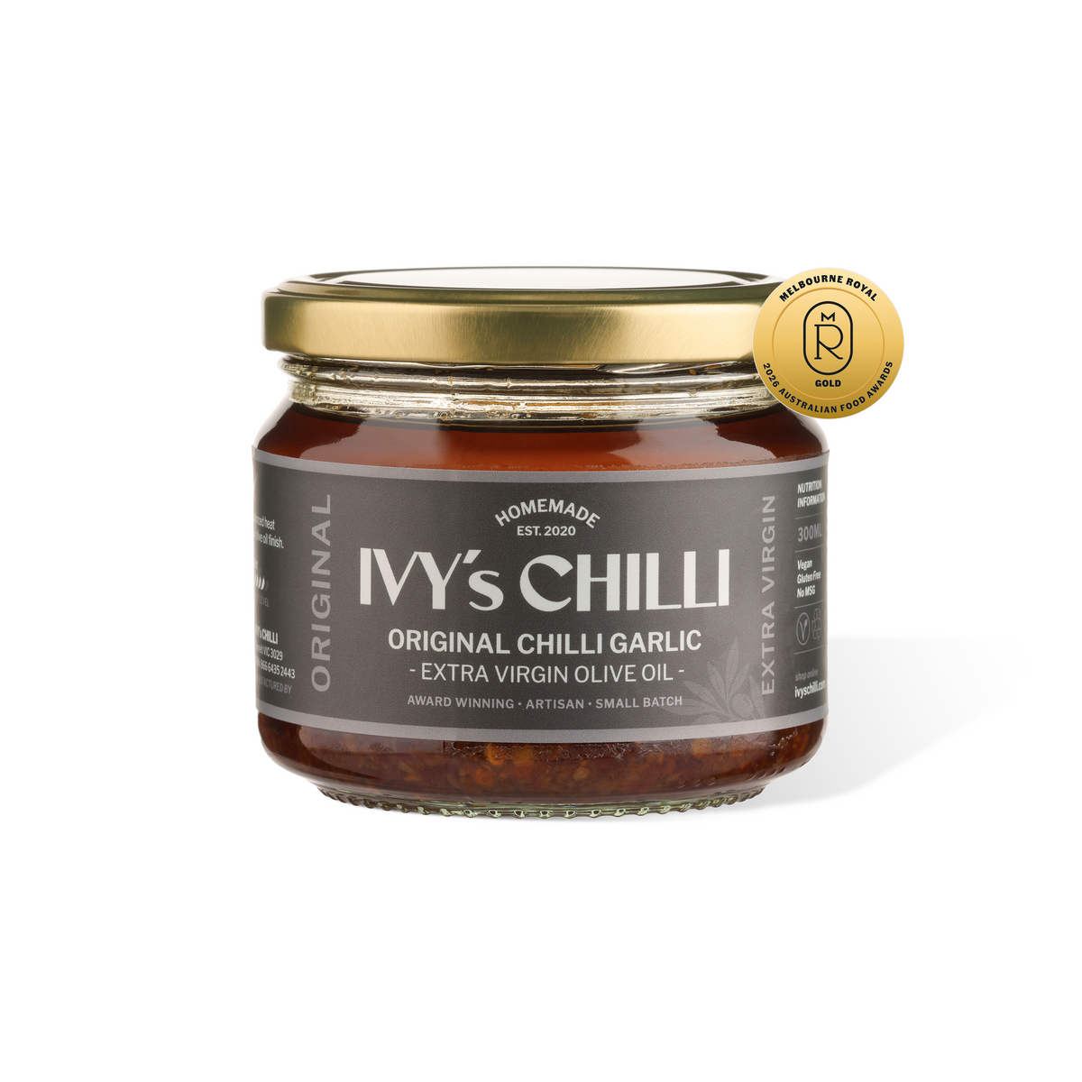 Original Chilli Garlic in Extra Virgin Olive Oil - 300ml
