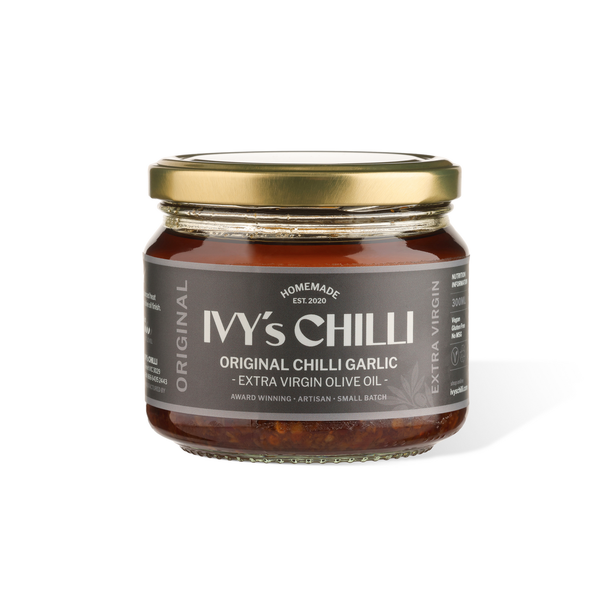 Original Chilli Garlic in Extra Virgin Olive Oil - 300ml