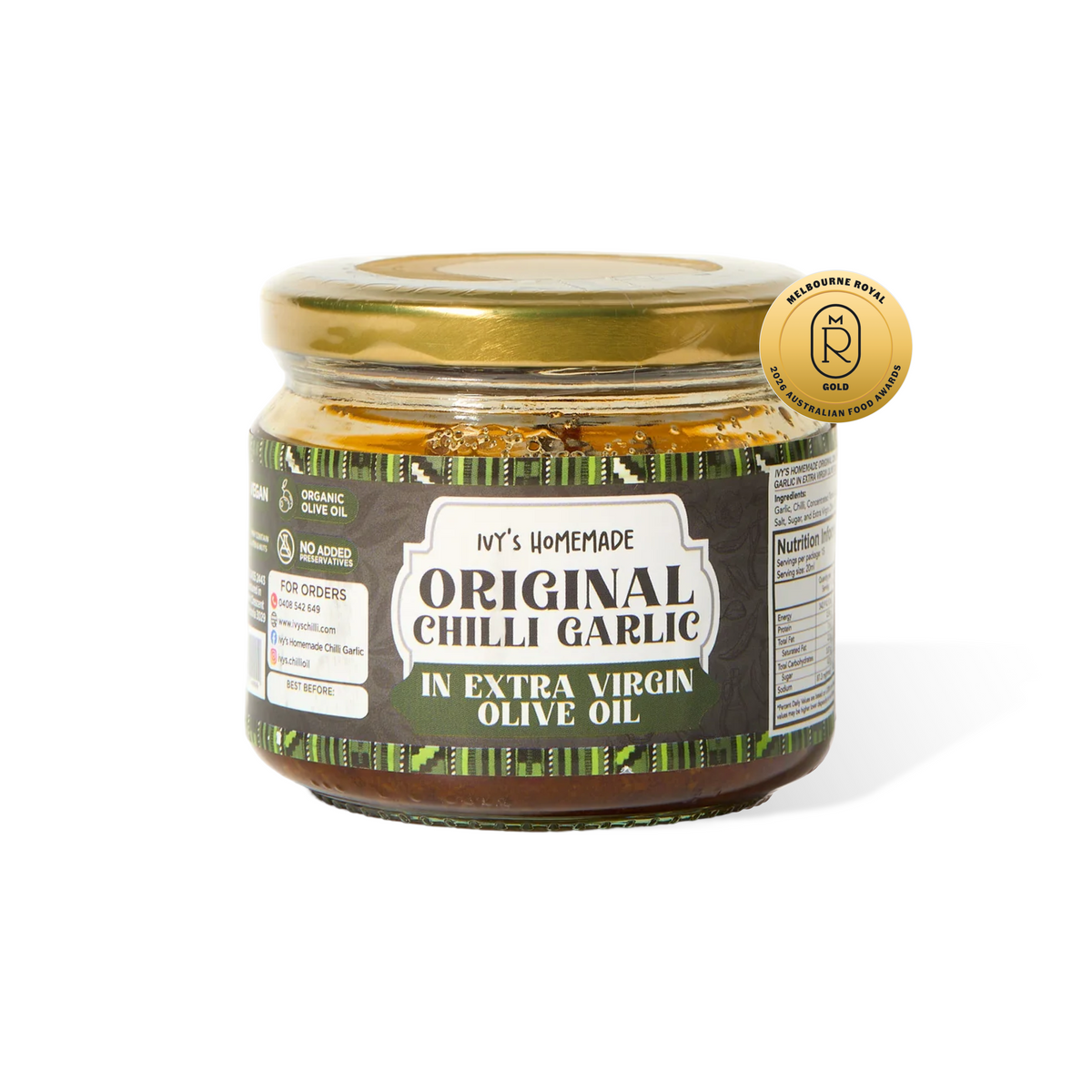 Original Chilli Garlic in Extra Virgin Olive Oil - 300ml