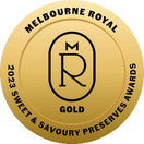 Melbourne Royal Sweet & Savoury Preserves Awards 2023 Gold Medal